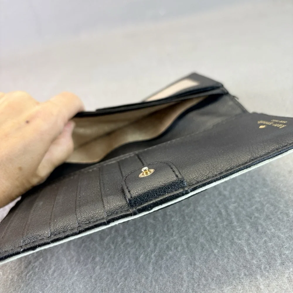 Kate Spade Long Wallet Pink and Black